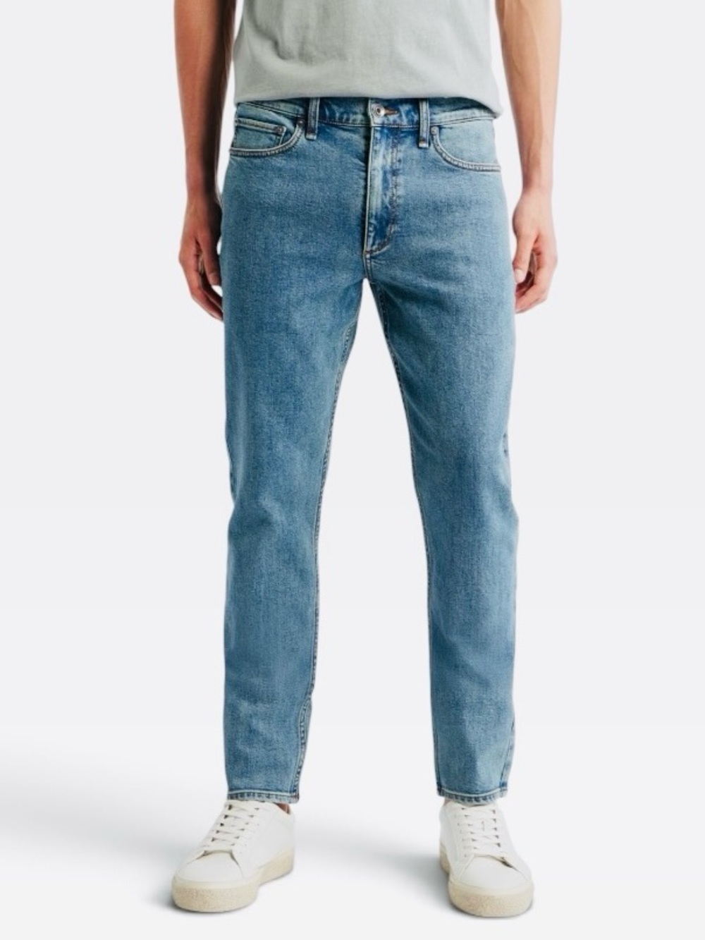 rag & bone Fit 2 Slim Fit Jeans Mens 34x30 Winthrop Light Wash Quiet Luxury